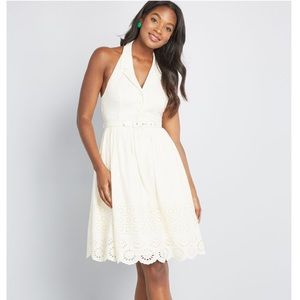 ModCloth Halter Shirt Dress - M